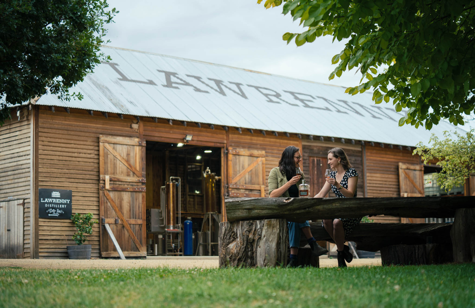 Lawrenny Estate Distillery cellar door in Tasmania’s Central Highlands